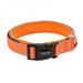 Xinhuaya Pet Collar Reflective Dog Collar with Safety Lock Adjustable Nylon Pet Collar Suitable for Large Medium and Small Dogs Orange M
