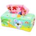 AIPINQI Baby Tissue Box Toy Soft Stuffed Crinkle Montessori Sensory Toys for Infants Elephant