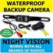 Waterproof License Plate Mount Reverse Rear Night View Color Car Backup Camera