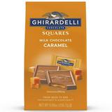 Ghirardelli Large Squares Bag Milk Chocolate & Caramel 9.04oz Pack of 2