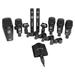 AKG Drum Set Session I (7) Microphone Kit w/Bass/Overhead/Snare/Tom+Boundary Mic