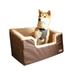 K&H Pet Products Bucket Booster Pet Seat Rectangle Knockdown Chocolate/Tan Large