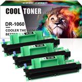 Cool Toner Compatible Drum Unit Replacement for Brother DR-1060 for Brother HL-1110/1110E/1110R/1112/1112E/1112R/1210W/1212W MFC-1810/1810E/1810R/1815R/1910W Printer InK (Black 3-Pack)
