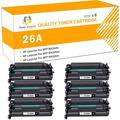 Toner H-Party Compatible Toner Cartridge Replacement for HP 26A CF226A 26X CF226X Laserjet Pro M402dn M402n M402dw Laserjet Pro MFP M426fdw M426fdn M426dw Printer (Black 6-Pack)