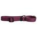 Yellow Dog Design Plum Simple Solid Martingale Dog Collar 3/8 Wide and Fits Neck 9 to 12 Extra Small