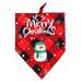 Christmas Pet Dog Bandanas Christmas Classic Plaid Pattern Bandana Pet Adjustable Santa Bandanas For Pet Cat Dog Pet Puppy Dog Neckerchief Scarf Pet Saliva Towel