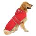 HDE Dog Raincoat with Clear Hood Poncho Rain Jacket for Small Medium Large Dogs Red XL