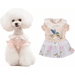 Dog Clothes Cute Dog Clothes Puppy Dog Princess Clothes Girls Dog Shirts Skirts Spring Summer Cat Clothes Dog Clothes (S Size).BHGL20