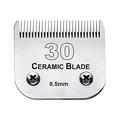 #30 Blade Dog Grooming Clipper Replacement Blades Compatible with Andis/Wahl / Oster Dog Clippers Detachable Ceramic Blade & Stainless Steel Blade Size-30 1/50-Inch Cut Length (64260)