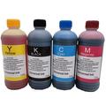 Universal 500ml Premium Dye Bulk Refill Ink Bottles for All Inkjet Printers - 4 Colors