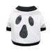 Dog Halloween Shirt Pet Clothes Cute Dog Halloween Cotton Printed T-shirt Costumes Dog Apparel Halloween Costumes for Dogs