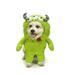 Green Three Eyed Monster Dog Costume Super Soft Quality Fabric Funny Adorable (Large)