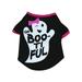 Dog Clothes Puppy T shirt Comfy Soft Tops Christmas for Pets Doggie Party Shirt Small Dogs Apparels Black X-Large