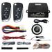 EASYGUARD PKE Passive Keyless Entry Car Alarm System Push Start Button Remote Start Starter DC12V