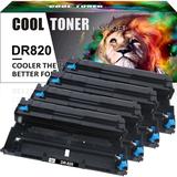 Ink realm Compatible Drum Unit Replacement for Brother DR-820 HL-L6200DW MFC-L5850DW MFC-L5900DW MFC-L6700DW MFC-L5800DW HLL6200DW HL-L5200DW HLL5100DN Black 4-Pack