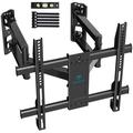 PERLESMITH Full Motion TV Wall Mount Bracket for 26-60 Flat/Curved Screen TVs Max 400x400 Holds up to 99lbs