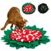 Snuffle Mat for Dogs Pet Sniff Mat for Pet Training Foldable Dogs Snuffle Mat with Non-slip Bottom Encourages Natural Foraging Skills for Pets Dogs Puzzle Toys for Indoor Outdoor