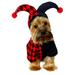 Baywell Halloween Pet Clown Cosplay Costumes Cat/Dog Cape Pet Clothes Dog Accessoties Red L