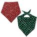 Christmas Dog Bandana Pet Bandana Triangle Bibs Kerchief for Small Medium Large Dogs Cats Pet