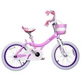 RoyalBaby Bunny 18 inch Girl s Bicycle Kids Bike for Girls Childrens Bicycle Pink With Kickstand