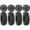 System 3 SB-6 15 Wheels Black (5+2) 30 XTR370 Tires Polaris RZR XP 1000 / PRO XP / Ranger XP 900/1000