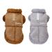 2 Pack Dog Warm Coat Doggie Winter Fleece Lining Turtleneck Jacket Pet Cold Weather Waterproof Windproof Clothes Classic Doggy Soft Vest Outfits Pets Clothing for Small Medium Large Dogs Puppy