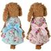 Dog Princess Skirt Pet Dress Puppy Sleeveless Bow Floral Dress Pet Cat Doggy Outfit Party for Small Pet Dog Cat Outfits