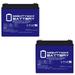 12V 35AH GEL Replacement Battery for Oneac ON1300I-SN - 2 Pack