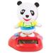 Dancing Panda in a Meadow Solar Toy Home Decor Birthday Gift B11567