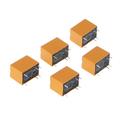 HGYCPP 5 Pcs 12V Relay HK4100F-DC12V-SHG 6 Pins 3A 250V AC 30V DC