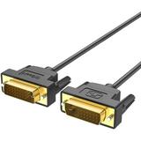 DVI to DVI Cable 3FT QGeeM DVI-D 24+1 Dual Link Male to Male Digital Video Cable Support 2560x1600 for Laptop Gaming DVD Laptop HDTV and Projector