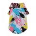 Dog Shirts Dog Vest Puppy Clothes Puppy Summer Hawaii Style Floral Pet T-Shirts Breathable Cool Clothes Beach Seaside Puppy Shirt for Puppy Kitten