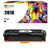 Toner Bank 1-Pack Compatible Toner Cartridge Replacement for HP CF400X Color LaserJet Pro M252dw M252n Pro MFP M277dw M277n M277c6 M274n Printer Ink High Yield Black