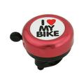 I Love My bicycle Bell Red. for bicycle bell bike bell lowrider bikes beach cruiser limos stretch bicycles track fixie