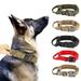 Deago Tactical Dog Collar Military Dog Collar Adjustable Nylon Dog Collar Heavy Duty Metal Buckle with Handle for Dog Training (Camouflage L)