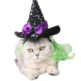 Travelwant Halloween Witch Hat Pet Star Hats Funny Caps Party Cosplay Decor for Pet Cat Dog Puppy Halloween Costumes