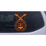 Department Of The Air Force Security Forces With Eagle Car or Truck Window Laptop Decal Sticker Orange 8in X 5.4in
