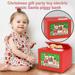 Clearanceï¼�SDJMa Christmas Saving Money Box Musical Mischief Santa Stealing Coin Piggy Bank Coin Storage Pot for Xmas