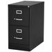 Pemberly Row 2 Drawer Letter File Cabinet in Black