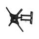 A404M-T Full Motion Pan Swivel Tilt Extend TV Wall Mount for TVs 26 30 32 37 39 40 42 46 47 50 52 55 Black