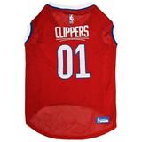 Pets First NBA LA Clippers Mesh Basketball Jersey for DOGS & CATS - Licensed Comfy Mesh 21 Basketball Teams / 5 sizes