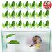 Betta Leaf Silicone Hammock Peace Plant Accessories Betta Fish Leaf Rest Bed Betta Tank Decor (Pack of 1/4/10/20/30/50)