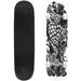 Tattoo for armBlack and white Koi fish vectorHand drawn Japanese Outdoor Skateboard 31 x8 Pro Complete Skate Board Cruiser 8 Layers Double Kick Concave Deck Maple Longboards for Youths Sports