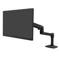 LX Desk Mount Monitor Arm with Low Profile Clamp Matte Black