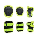 Tradecan Kids/Teenagers Protective Gear Knee Pads and Elbow Pads 6 in 1 Set with Wrist Guard and Adjustable Strap for Rollerblading Skateboard Cycling Skating Bike Scooter 6 Pack Set