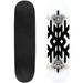 Snowflake icon Christmas and winter theme Simple flat black Outdoor Skateboard Longboards 31 x8 Pro Complete Skate Board Cruiser