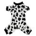 Cow Spot Pattern Polyester Dog Clothes Autumn Winter Clothes Pet Coat Dog Clothes Small Pet Dog Coat Size M
