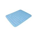 iOPQO Pet Ice Mats Ice Silk Dog Ice Silk Mat Summer Pet Mat Sleeping Mat Cooling Lce Mat Blue Xl