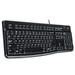 K120 Ergonomic Desktop Wired Keyboard Usb Black | Bundle of 10 Each
