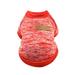 YUEHAO Pet Supplies Pet Dog Puppy Classic Sweater Sweater Clothes Warm Sweater Winter Red